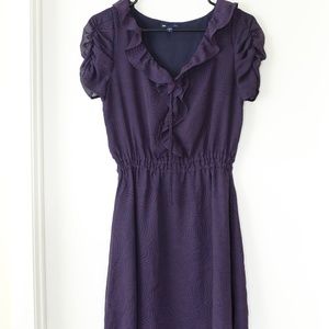 GAP Flirty purple a-line dress